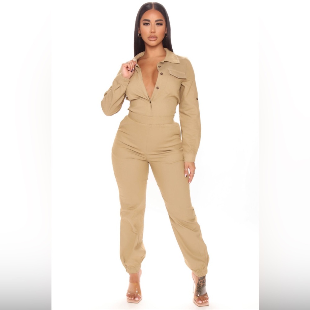 Fashion Nova Aviator Jumpsuit